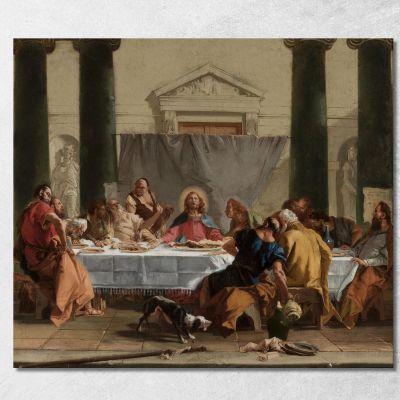 Last Supper Giovanni Battista Tiepolo gbt22 canvas print 