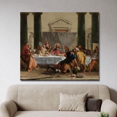 Last Supper Giovanni Battista Tiepolo gbt22 canvas print 