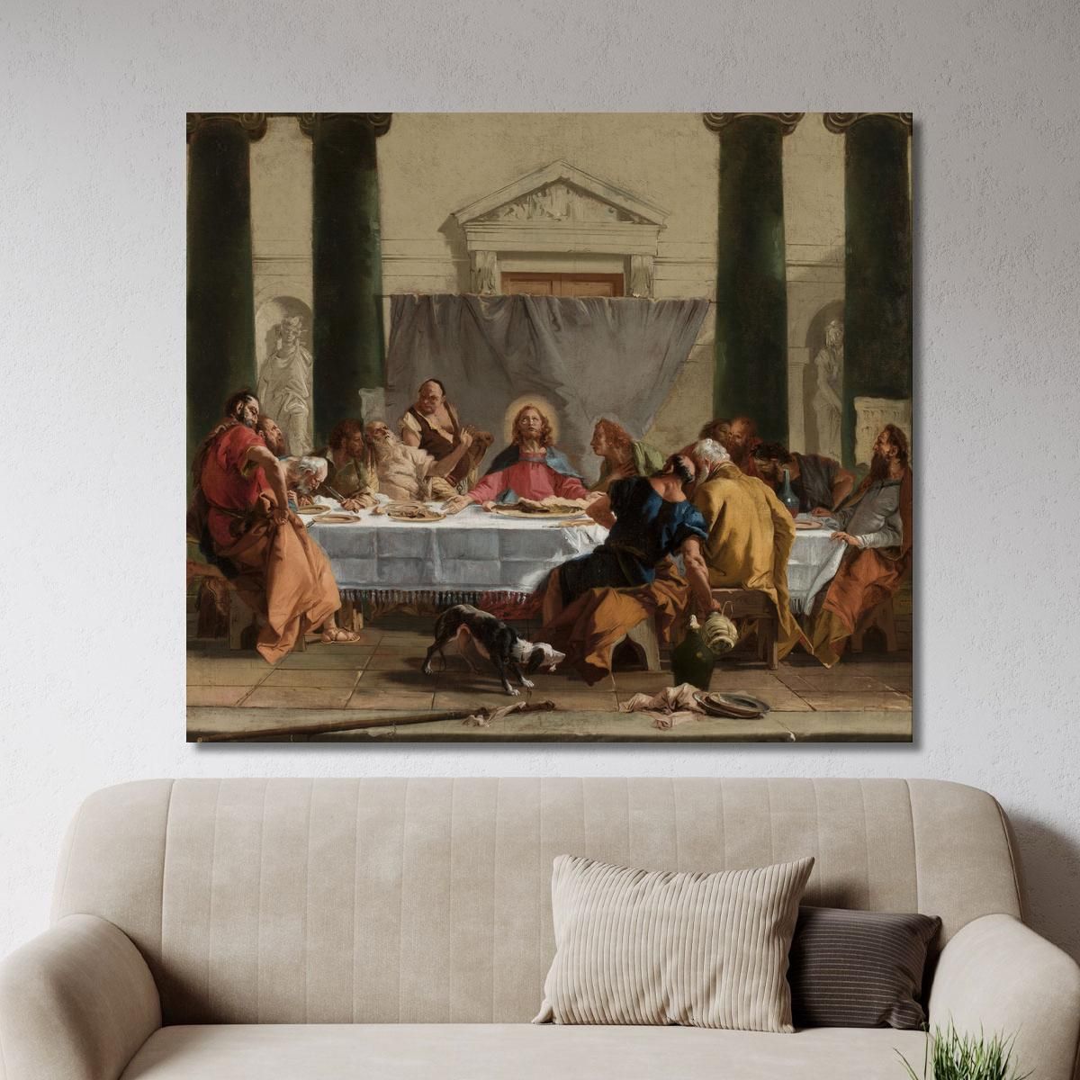 Last Supper Giovanni Battista Tiepolo gbt22 canvas print 