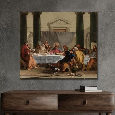 Last Supper Giovanni Battista Tiepolo gbt22 canvas print 