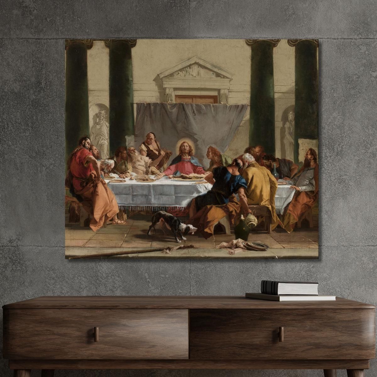 Last Supper Giovanni Battista Tiepolo gbt22 canvas print 