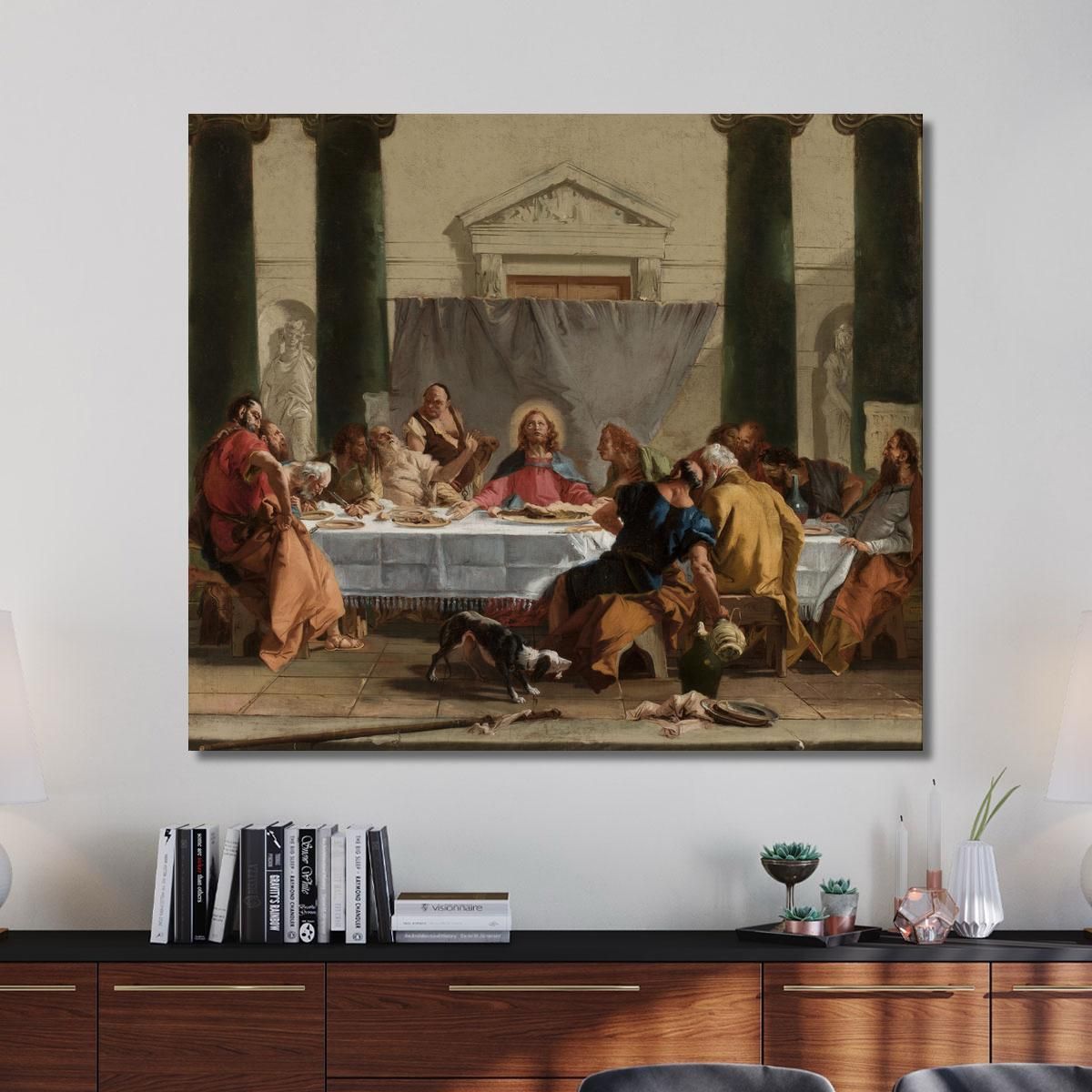 Last Supper Giovanni Battista Tiepolo gbt22 canvas print 