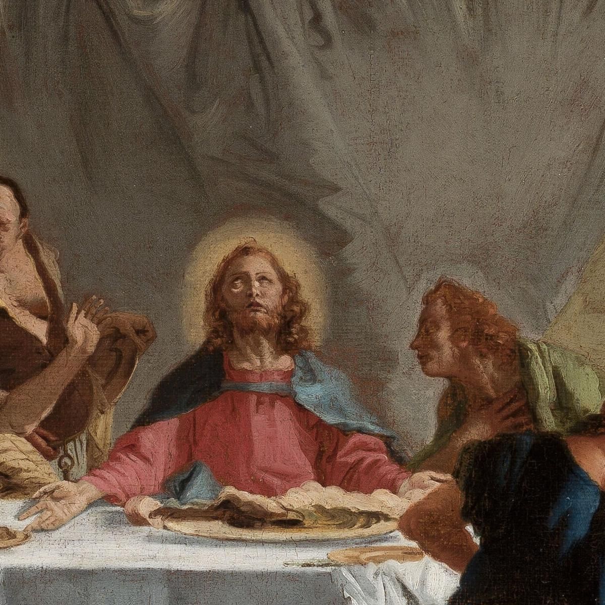 Last Supper Giovanni Battista Tiepolo gbt22 canvas print