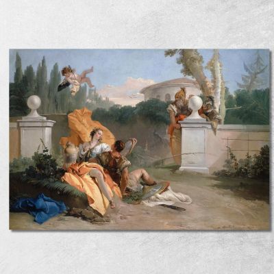 Rinaldo And Armida In Her Garden Giovanni Battista Tiepolo gbt27 canvas print 