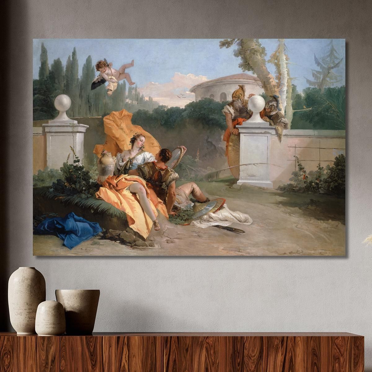Rinaldo And Armida In Her Garden Giovanni Battista Tiepolo gbt27 canvas print 