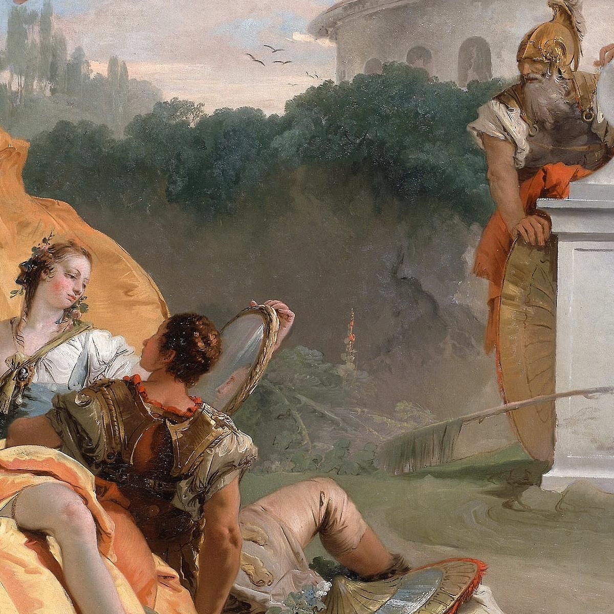 Rinaldo And Armida In Her Garden Giovanni Battista Tiepolo gbt27 canvas print
