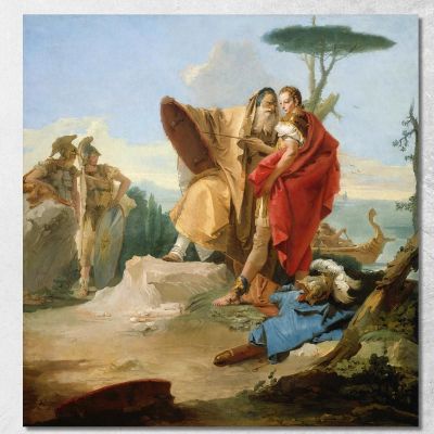 Rinaldo And The Magus Of Ascalon Giovanni Battista Tiepolo gbt28 canvas print 