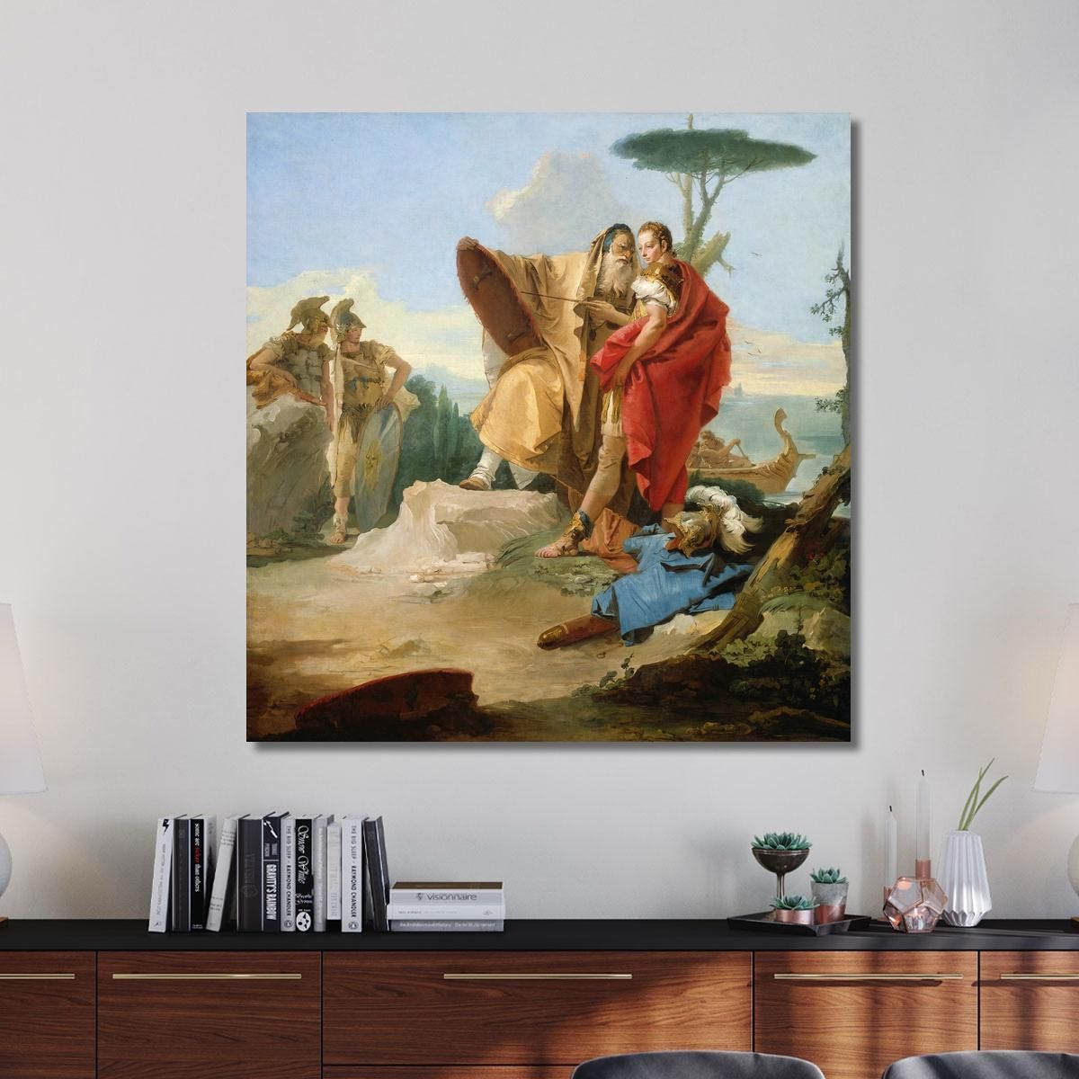 Rinaldo And The Magus Of Ascalon Giovanni Battista Tiepolo gbt28 canvas print 