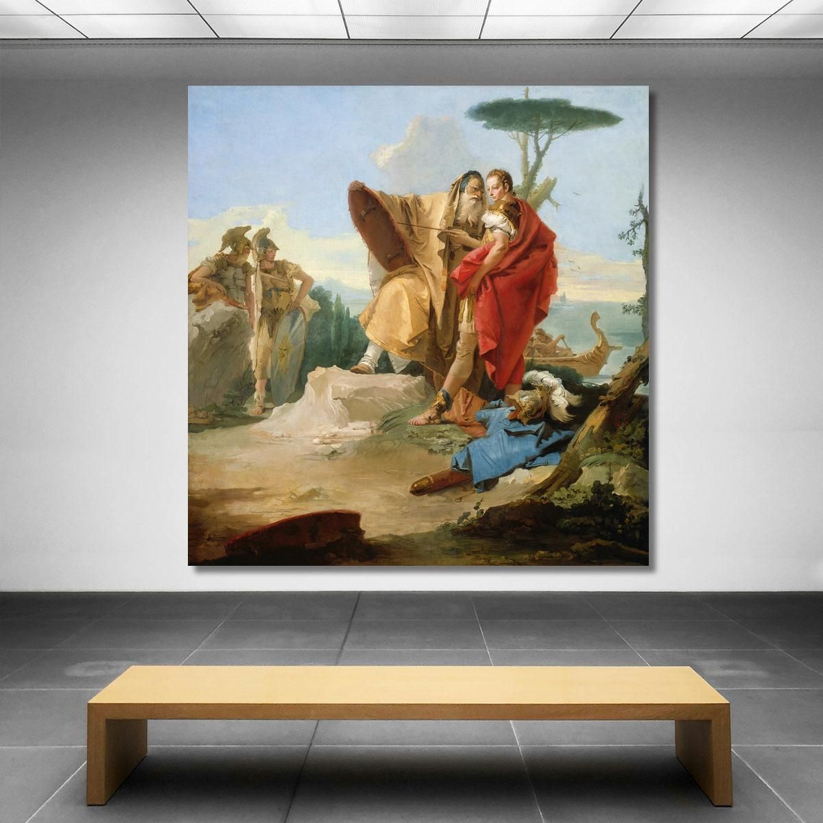 Rinaldo And The Magus Of Ascalon Giovanni Battista Tiepolo gbt28 canvas print 