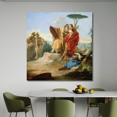 Rinaldo And The Magus Of Ascalon Giovanni Battista Tiepolo gbt28 canvas print 