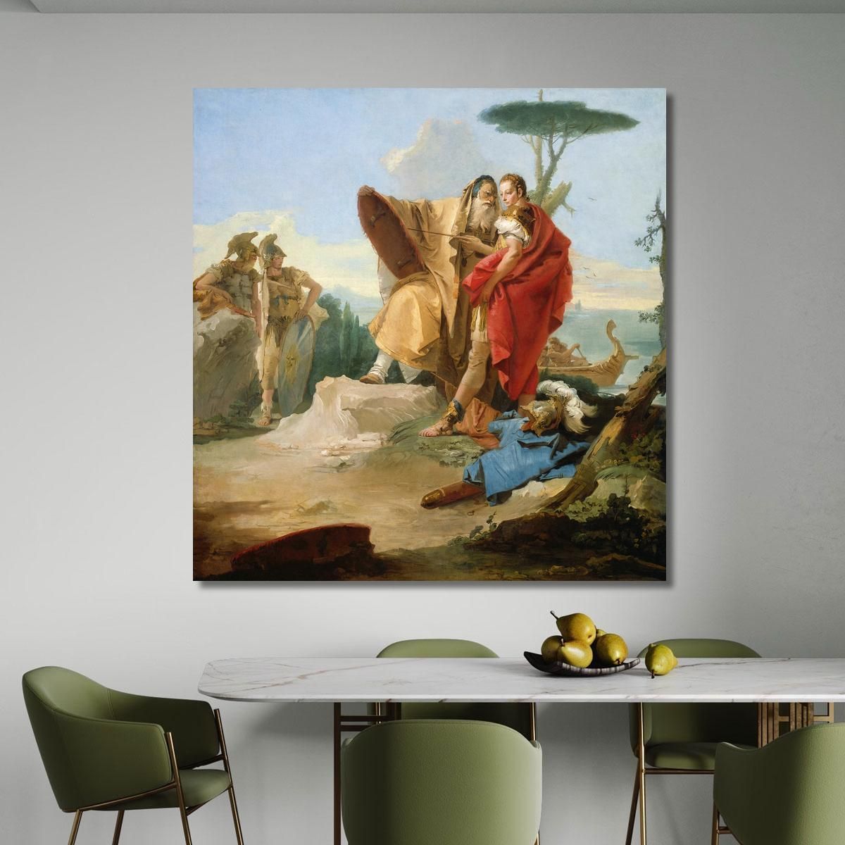 Rinaldo And The Magus Of Ascalon Giovanni Battista Tiepolo gbt28 canvas print 