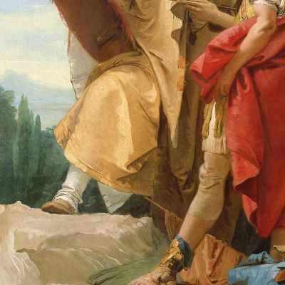 Rinaldo And The Magus Of Ascalon Giovanni Battista Tiepolo gbt28 canvas print