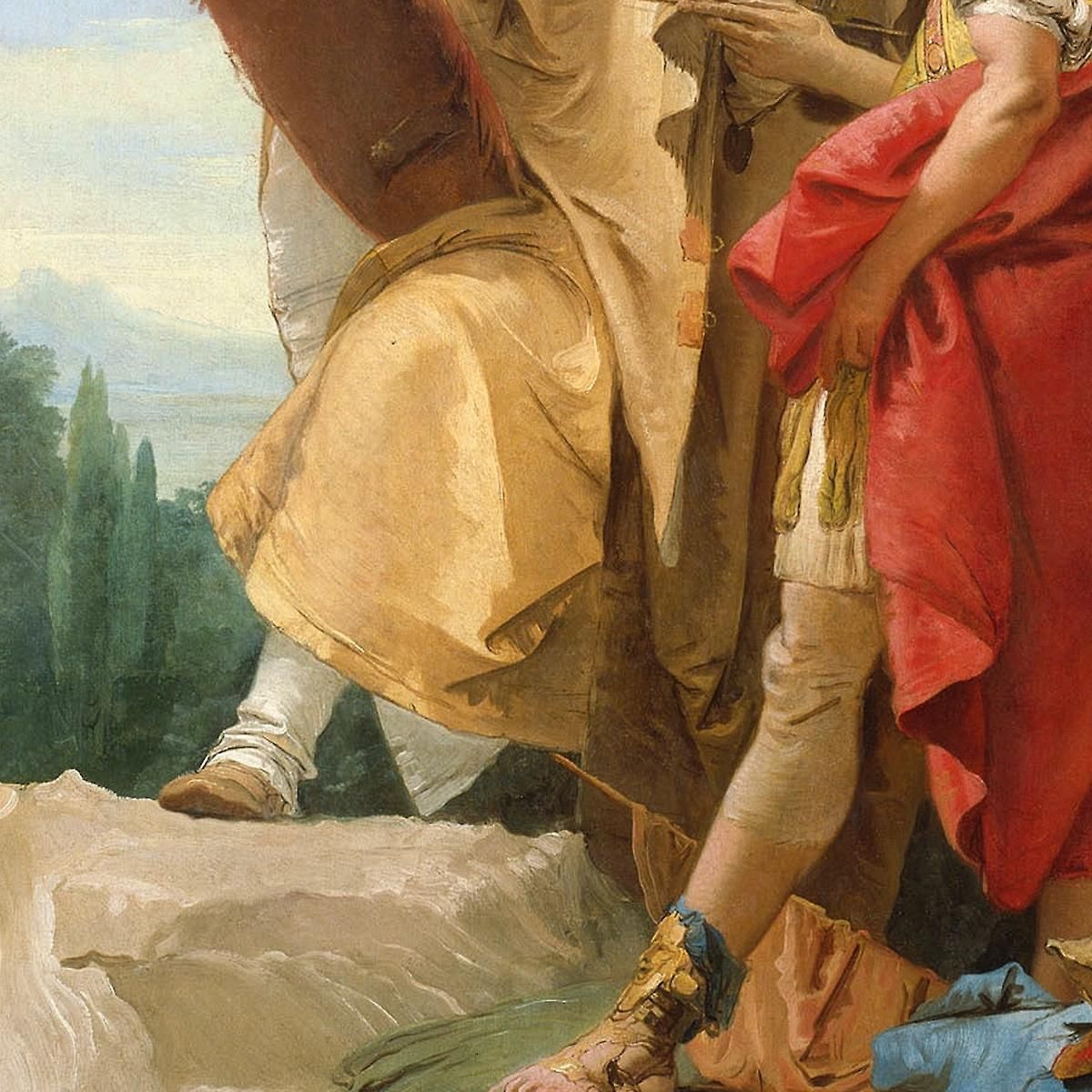 Rinaldo And The Magus Of Ascalon Giovanni Battista Tiepolo gbt28 canvas print