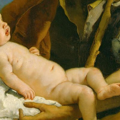 Saint Joseph And The Christ Child Giovanni Battista Tiepolo gbt30 canvas print