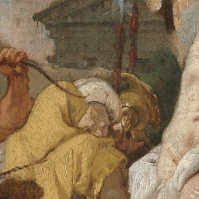Study For The Martyrdom Of Saint Sebastian Giovanni Battista Tiepolo gbt34 canvas print