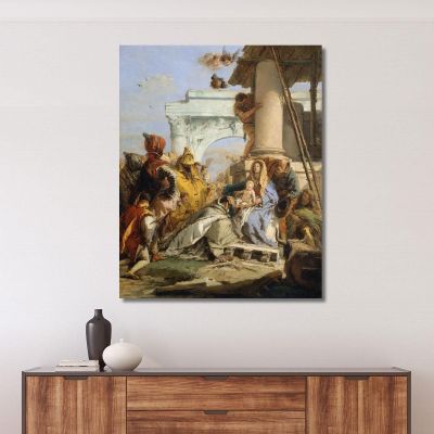 The Adoration Of The Magi Giovanni Battista Tiepolo gbt35 canvas print 