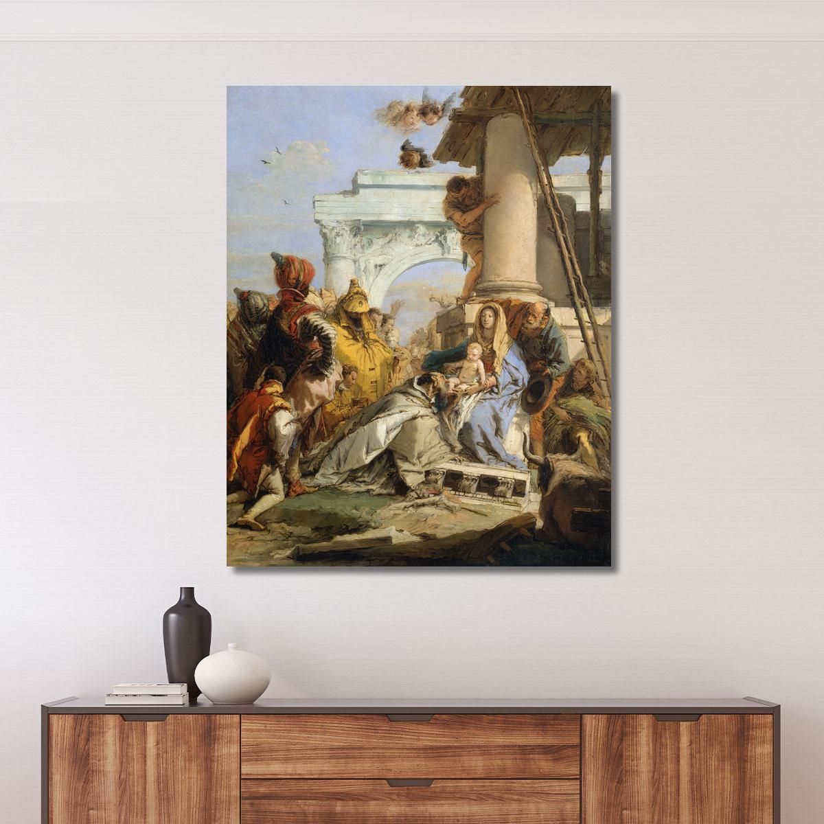 The Adoration Of The Magi Giovanni Battista Tiepolo gbt35 canvas print 