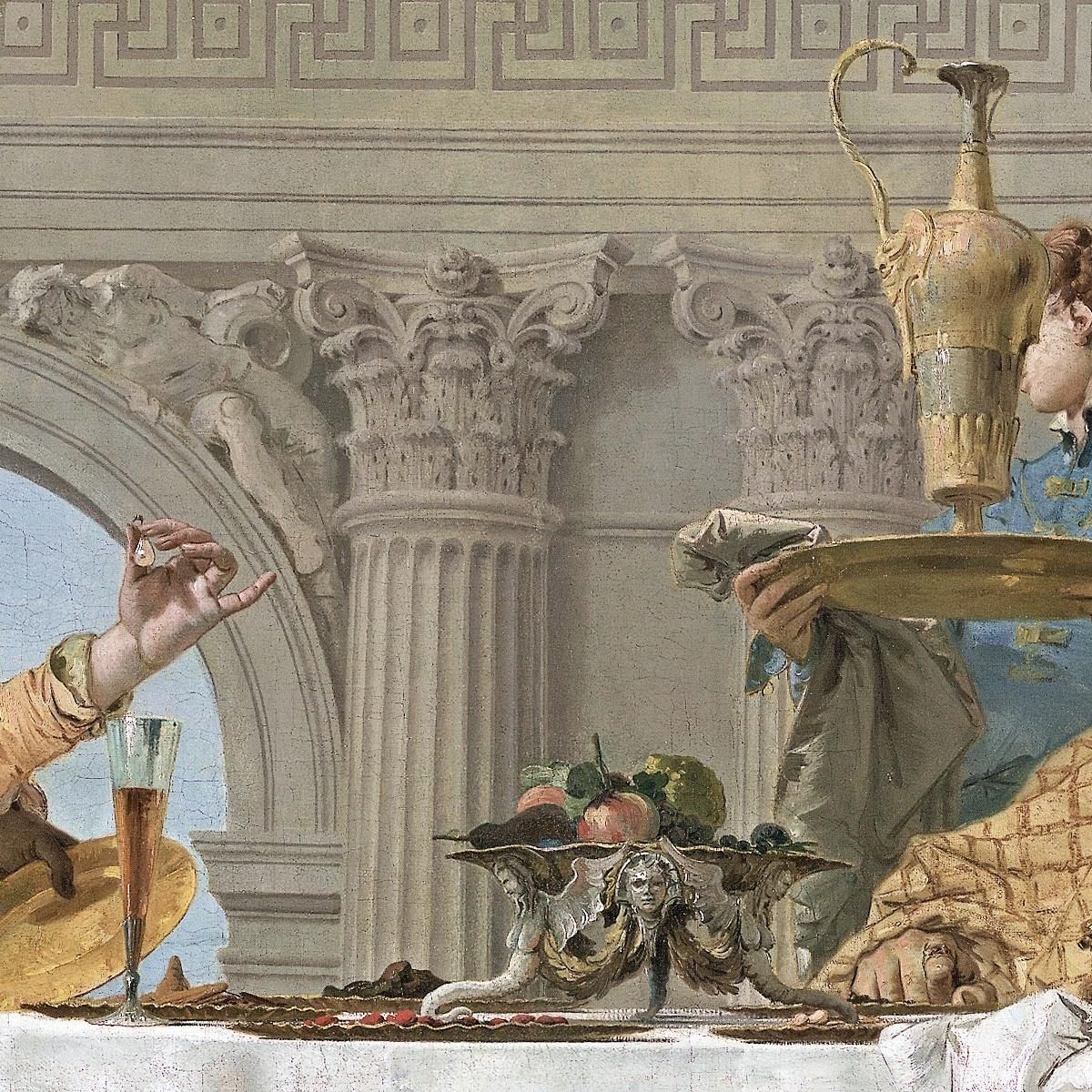 The Banquet Of Cleopatra Giovanni Battista Tiepolo gbt37 canvas print