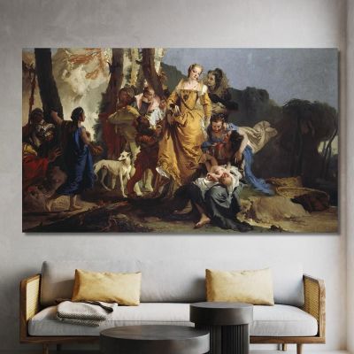 The Finding Of Moses Giovanni Battista Tiepolo gbt43 canvas print 