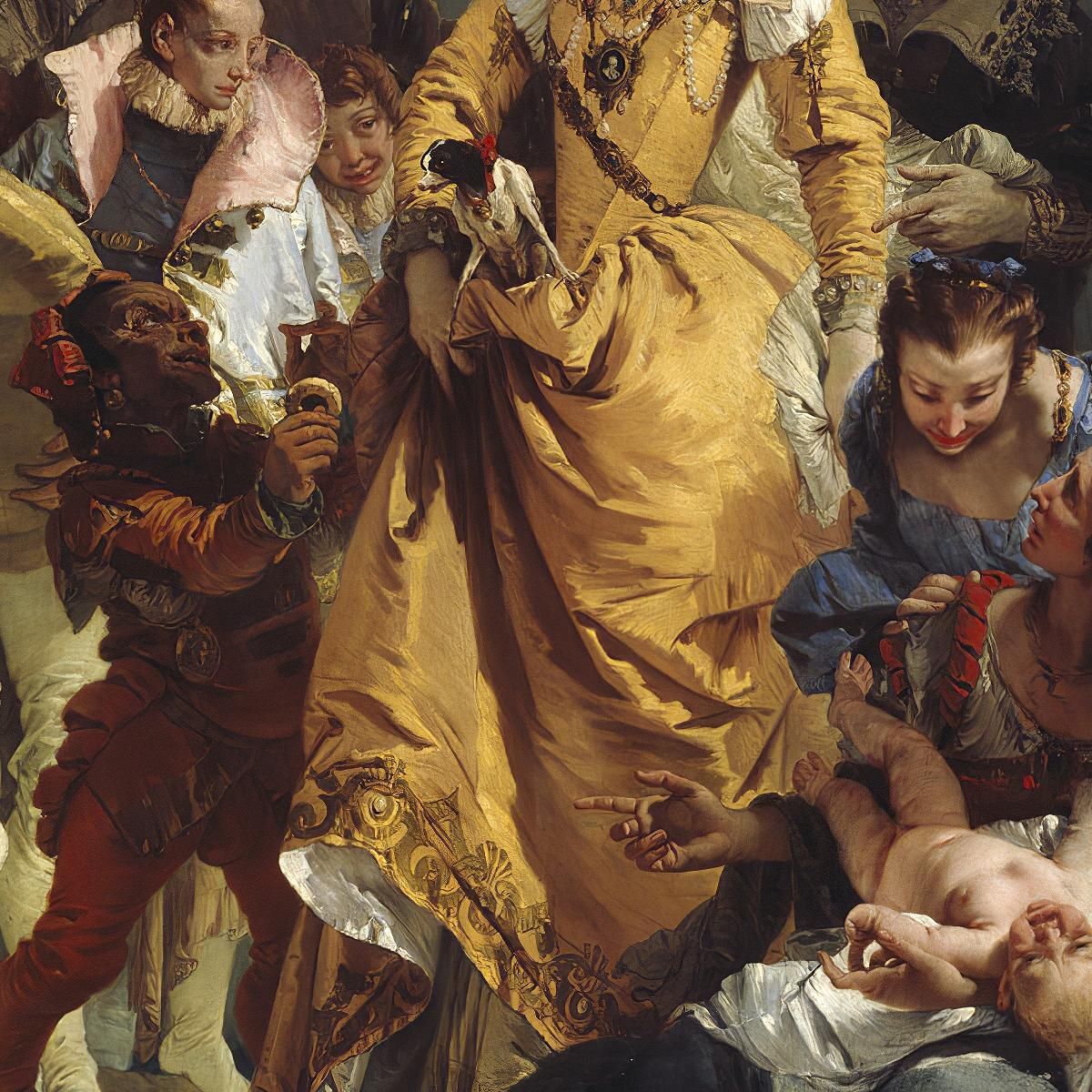 The Finding Of Moses Giovanni Battista Tiepolo gbt43 canvas print