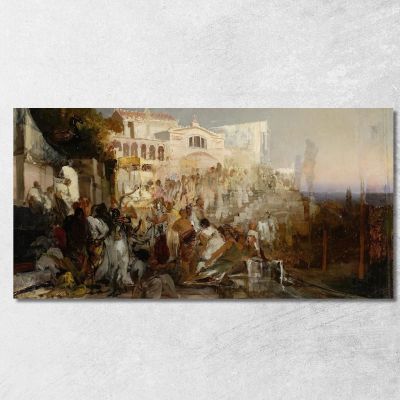 Candlesticks Of Christianity Sketch Henryk Siemiradzki hsm7 canvas print 