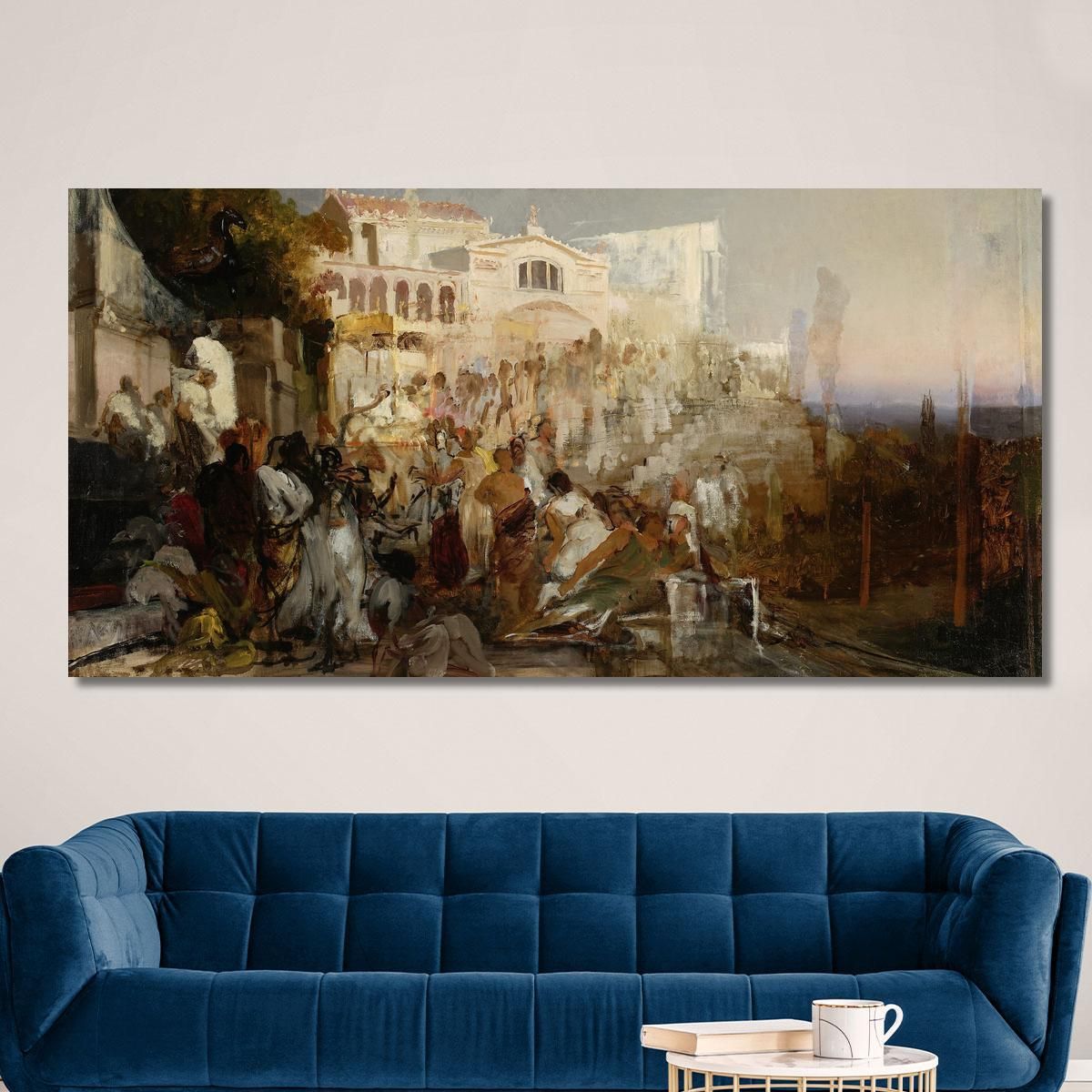 Candlesticks Of Christianity Sketch Henryk Siemiradzki hsm7 canvas print 