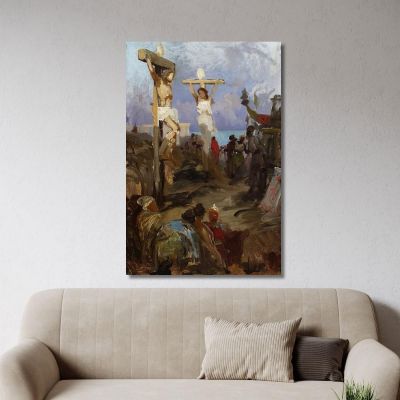 Christian Golgotha Sketch Henryk Siemiradzki hsm10 canvas print 