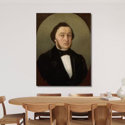 Portrait Of A Man With Side-Whiskers Henryk Siemiradzki hsm30 canvas print 