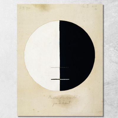 Buddhas Standpoint In The Earthly Life No. 3 Hilma af Klint hak2 canvas print 
