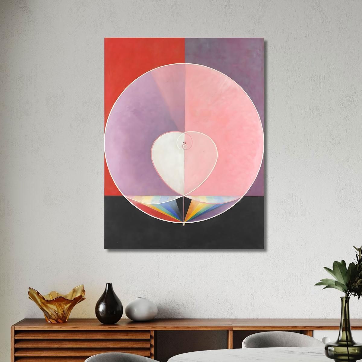 Doves No. 2 Hilma af Klint hak4 canvas print 