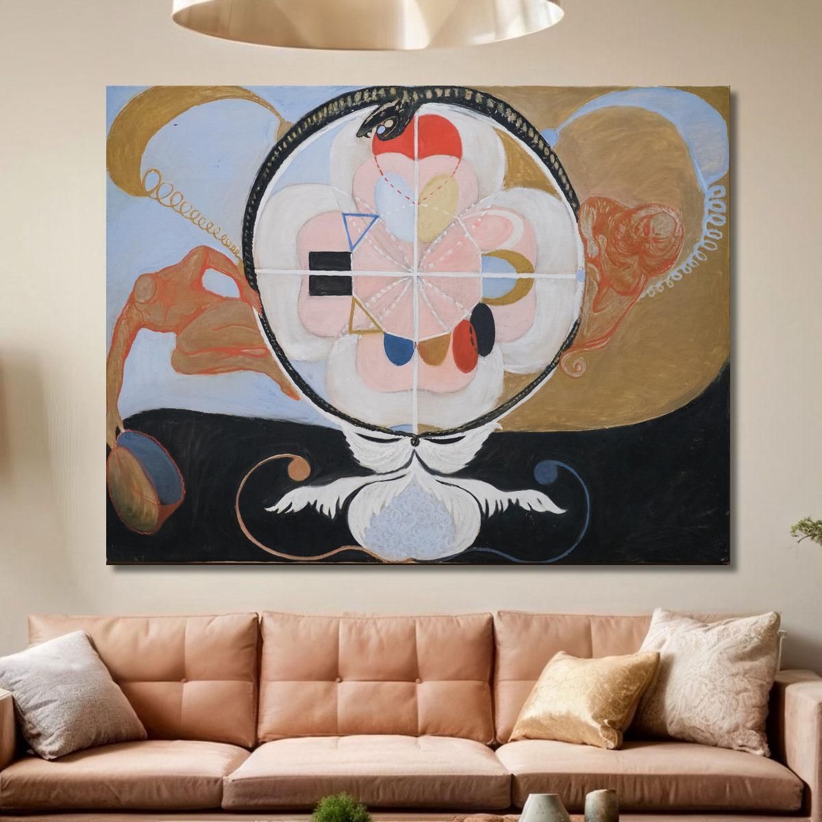 Evolution No. 13 Group Vi Hilma af Klint hak5 canvas print 