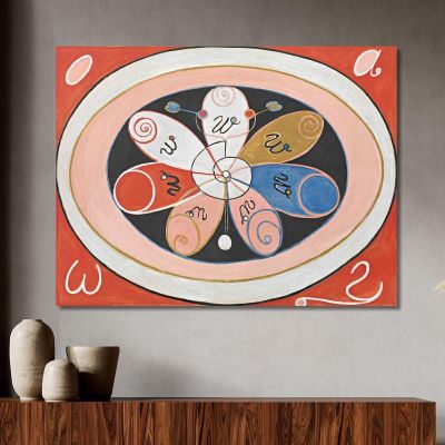 Evolution No. 15 Group Iv The Seven-Pointed Stars Hilma af Klint hak6 canvas print 