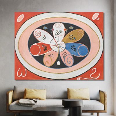 Evolution No. 15 Group Iv The Seven-Pointed Stars Hilma af Klint hak6 canvas print 
