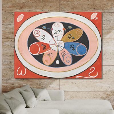 Evolution No. 15 Group Iv The Seven-Pointed Stars Hilma af Klint hak6 canvas print 