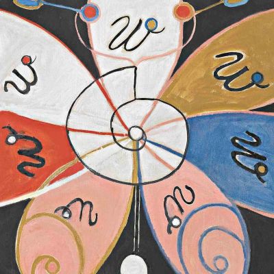 Evolution No. 15 Group Iv The Seven-Pointed Stars Hilma af Klint hak6 canvas print
