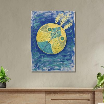 Group I No. 7 Primordial Chaos Hilma af Klint hak7 canvas print 