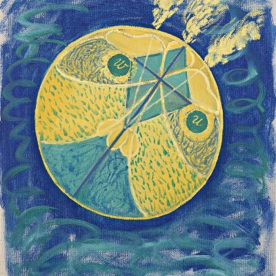 Group I No. 7 Primordial Chaos Hilma af Klint hak7 canvas print