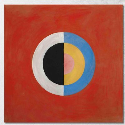 Group Ixsuw No. 17. The Swan No. 17 Hilma af Klint hak13 canvas print 