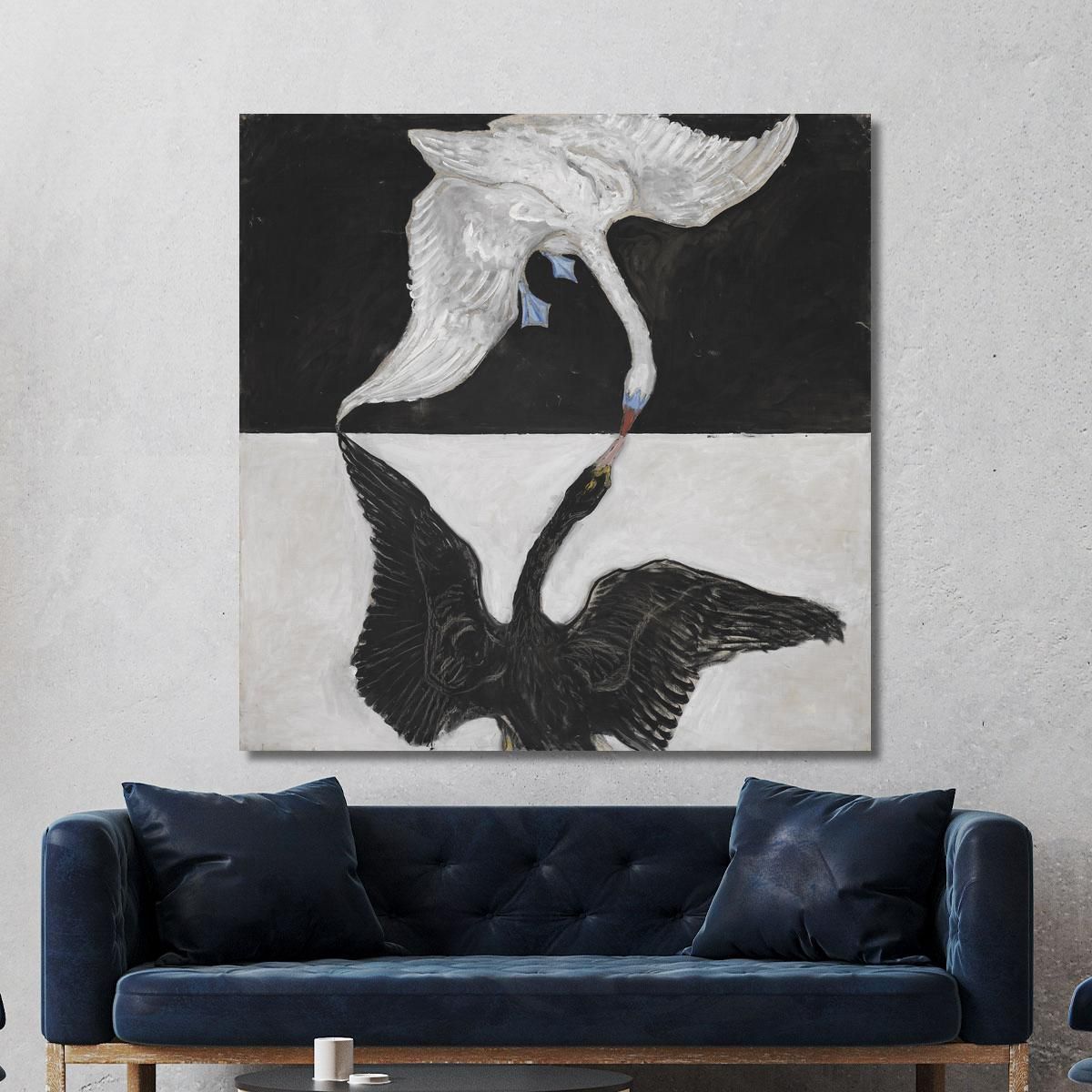 Group Ixsuw The Swan No. 1 Hilma af Klint hak14 canvas print 