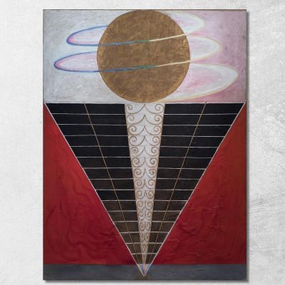Group X No. 2 Altarpiece Hilma af Klint hak18 canvas print 