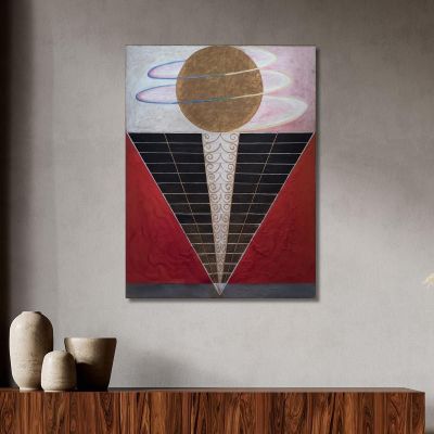 Group X No. 2 Altarpiece Hilma af Klint hak18 canvas print 