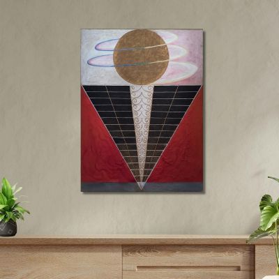 Group X No. 2 Altarpiece Hilma af Klint hak18 canvas print 
