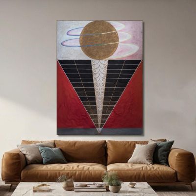 Group X No. 2 Altarpiece Hilma af Klint hak18 canvas print 