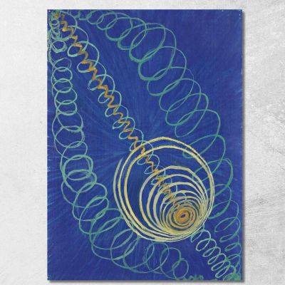 Primordial Chaos No. 16 The Wu-Rosen Series. Grupp 1 Hilma af Klint hak19 canvas print 