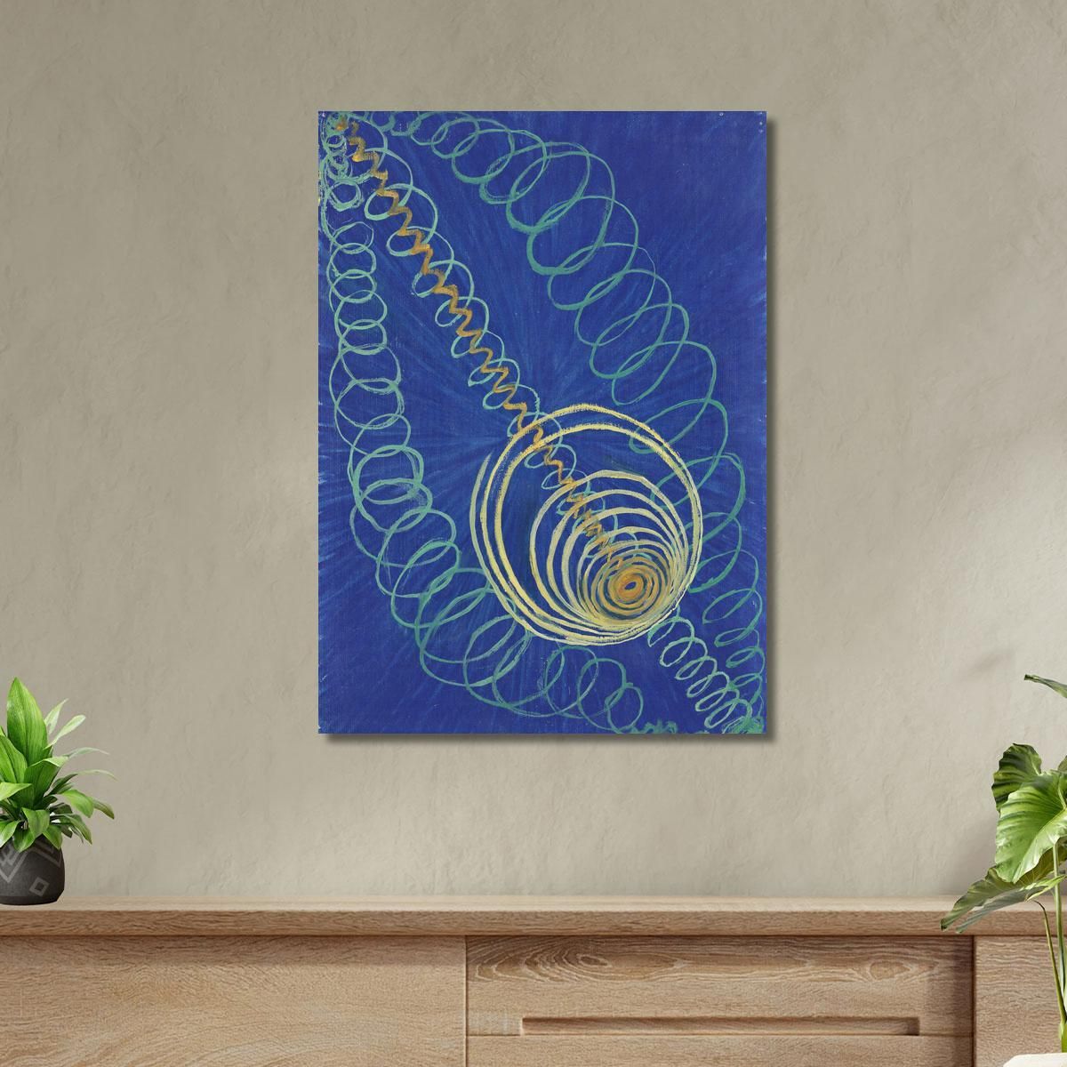 Primordial Chaos No. 16 The Wu-Rosen Series. Grupp 1 Hilma af Klint hak19 canvas print 