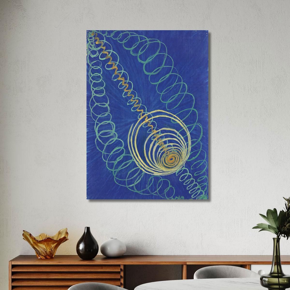 Primordial Chaos No. 16 The Wu-Rosen Series. Grupp 1 Hilma af Klint hak19 canvas print 