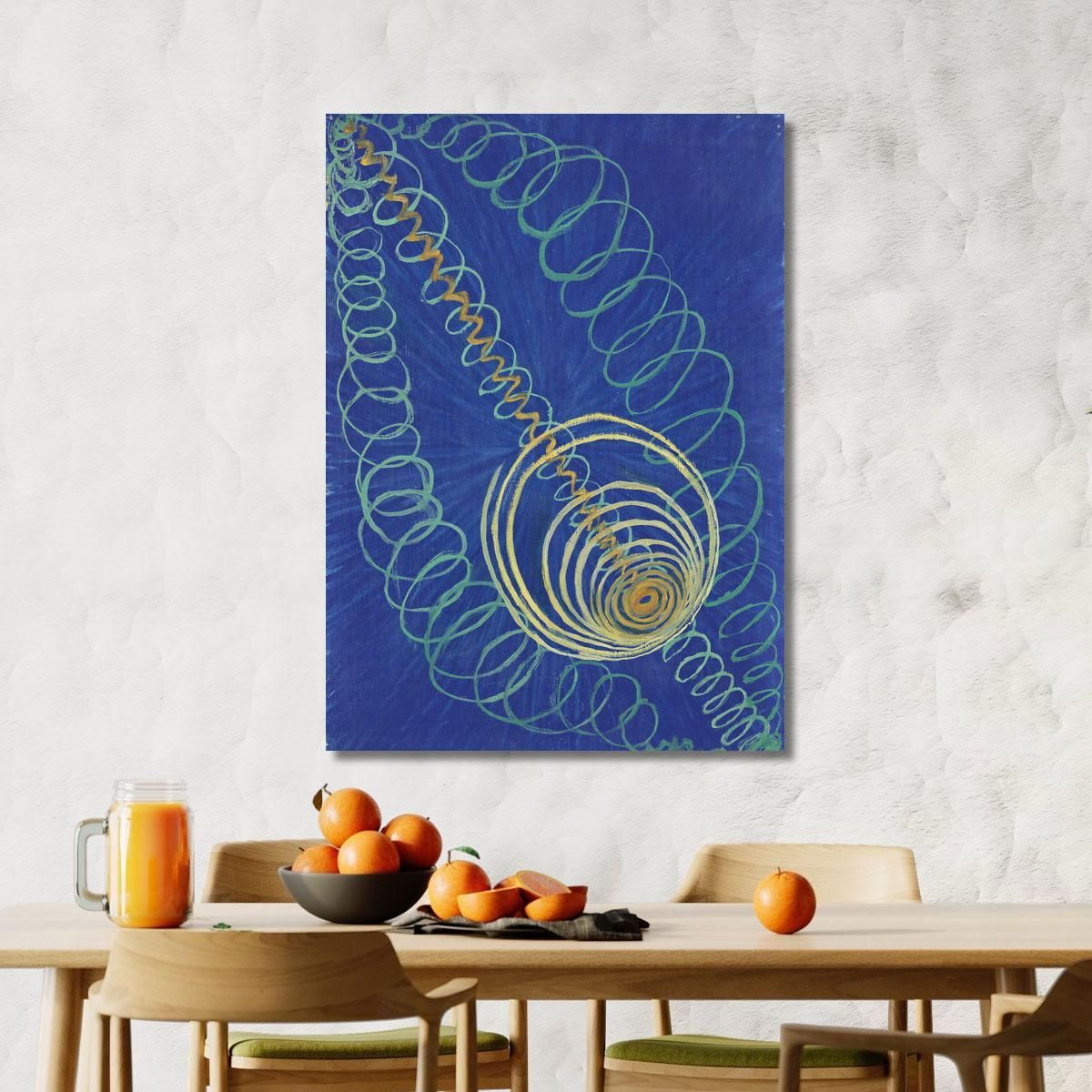 Primordial Chaos No. 16 The Wu-Rosen Series. Grupp 1 Hilma af Klint hak19 canvas print 