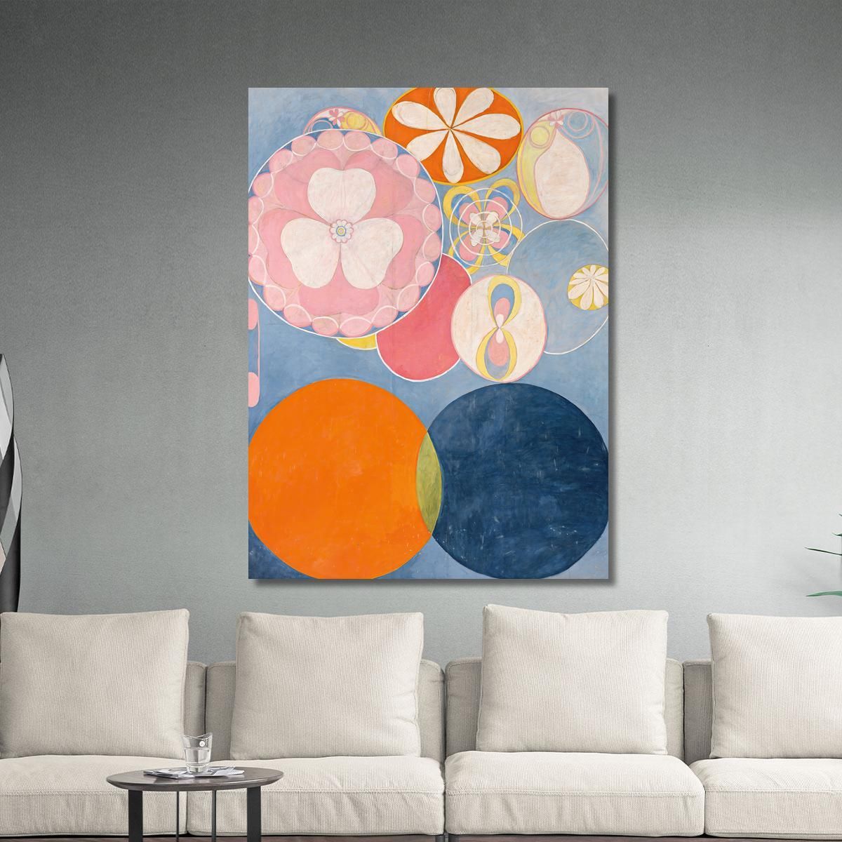 The Ten Largest No. 2 Childhood Hilma af Klint hak27 canvas print 