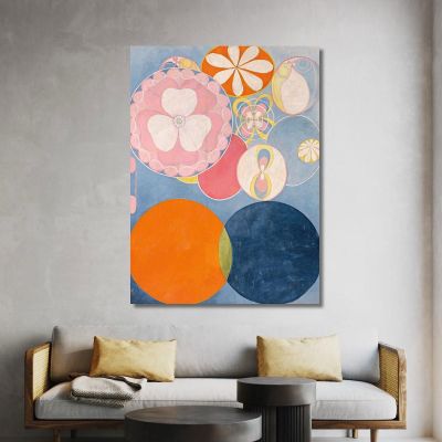 The Ten Largest No. 2 Childhood Hilma af Klint hak27 canvas print 