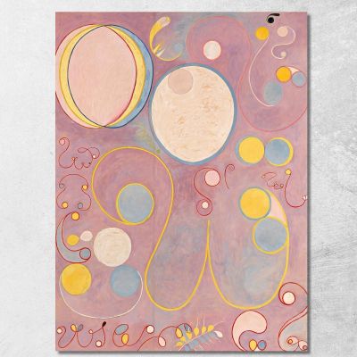 The Ten Largest No. 8 Adulthood Hilma af Klint hak31 canvas print 